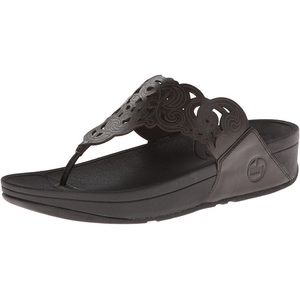 FitFlop Flora Sandals Black Size 5.5